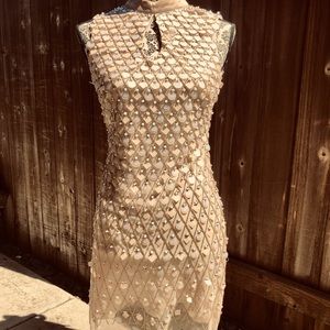 Beaded Backless Beauty Brings a Bow!